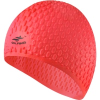 Шапочка для плавания силиконовая Bubble Cap (красная) E41535