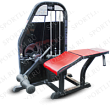 Сгибание ног лежа (грузоблок) (MB Barbell MB 3.21 серый)