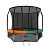 Батут с защитной сеткой Eclipse Space Twin Green/Orange 14FT