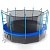 Батут с внутренней сеткой и лестницей EVO JUMP Internal 16ft (Blue)